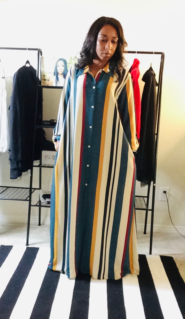 Two-Piece Striped Set